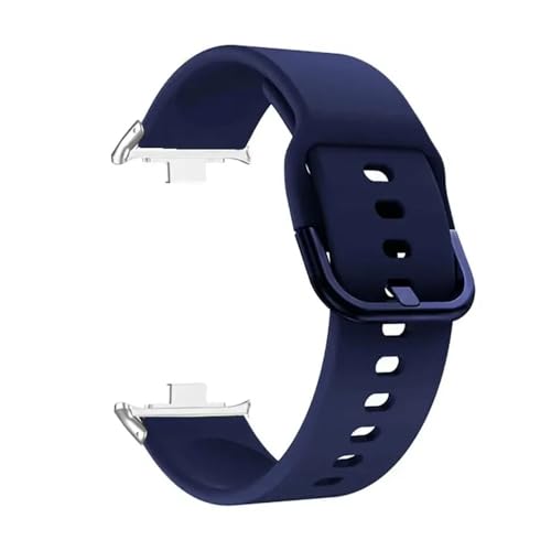 CHPGKGVNVT Silikon Strap for Xiaomi Mi Band 8 Pro Ersatz Frauen Männer Sport Smart Uhr Armband Armband Uhr Band for Redmi uhr 4 Uhrenreparatur(Midnight-blue) von CHPGKGVNVT