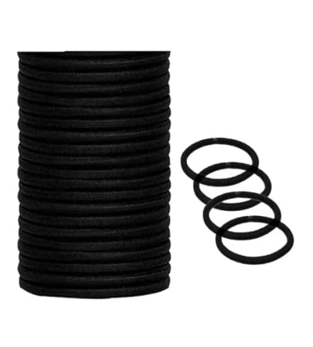 CHPN - Elastizbänder - kleine Gummibänder - 25 Stück - schwarze Gummibänder - Elastizbänder für Kinder - Universal - ihr Accessoire von CHPN