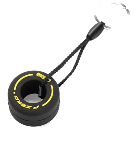 CHPN - Schlüsselbund - Autoband - Formel -1 -Fan - Rennschlüsselring - RaceBand - Softband - F1 - Schlüsselbund - P -Zero - Gelb - Schlüsselkette - Rennen - Geschenk - Racel Lover - Formel A. von CHPN