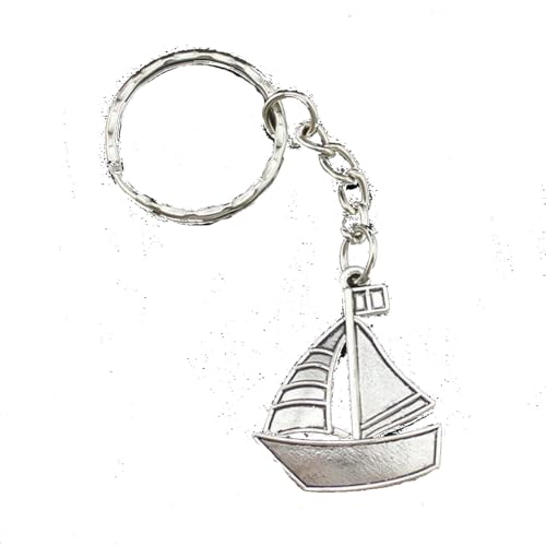 Chpn - Schlüsselbund - Segelboot - Boot - Segelbootschlüsselring - Schlüsselbund - Boot - Silberfarben - Geschenk - Schlüsselwald - Segelliebhaber - Seeleute - Segel Chpn - Schlüsselbund - Segelboot - Boot - Segelbootschlüsselring - Schlüsselbund - Boot - Silberfarben - Geschenk - Schlüsselwald - Segelliebhaber - Seeleute - Segel von CHPN