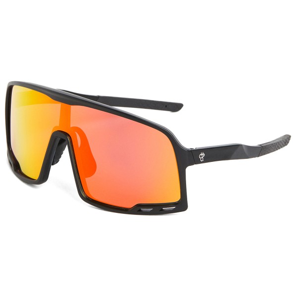 CHPO - Henrik Mirror Polarized Cat. 3 - Fahrradbrille Gr L schwarz/rot von CHPO