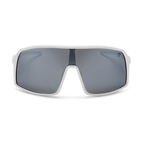 CHPO Unisex Erica Sunglasses, White, 60 von CHPO