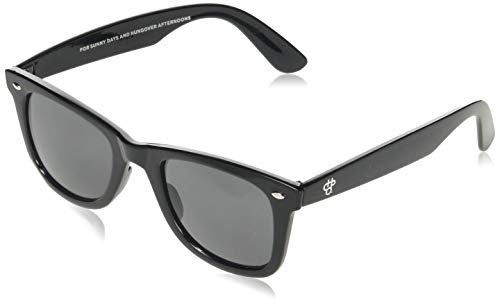 CHPO Unisex-Erwachsene Noway Sonnenbrille, Schwarz (Black/Black), 48 von CHPO