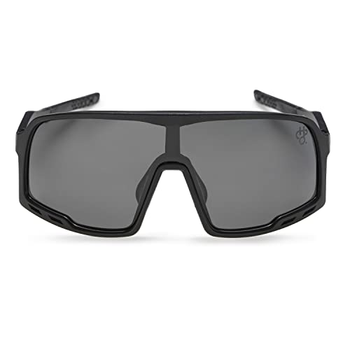 CHPO Unisex Henrik Sunglasses, Matte Black, 60 von CHPO