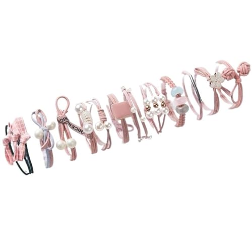 8/9/12/16/25PCS Frische Süße sternenhimmel Serie Maiden Elastische Haar Bands Band Blumen Pentagramm Kaninchen ohren Haar Clips (Color : A3-12PCS) von CHRISK