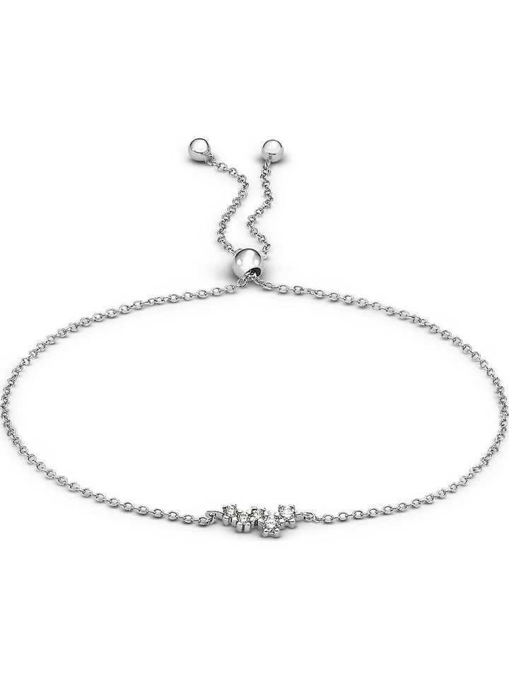 CHRIST Armband CHRIST Damen-Armband 375er Weißgold 5 Diamant von CHRIST