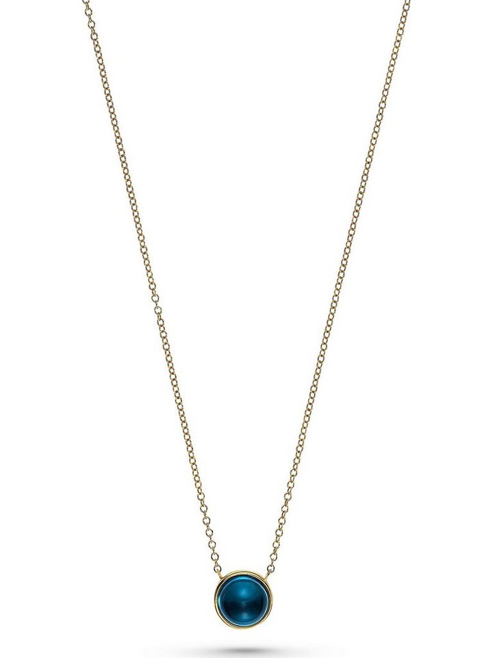 CHRIST Collier CHRIST Damen-Kette 375er Gelbgold 1 Topas von CHRIST