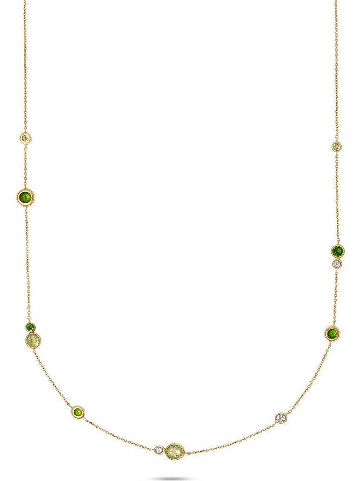 CHRIST Collier CHRIST Damen-Kette 375er Gelbgold 4 Peridot von CHRIST