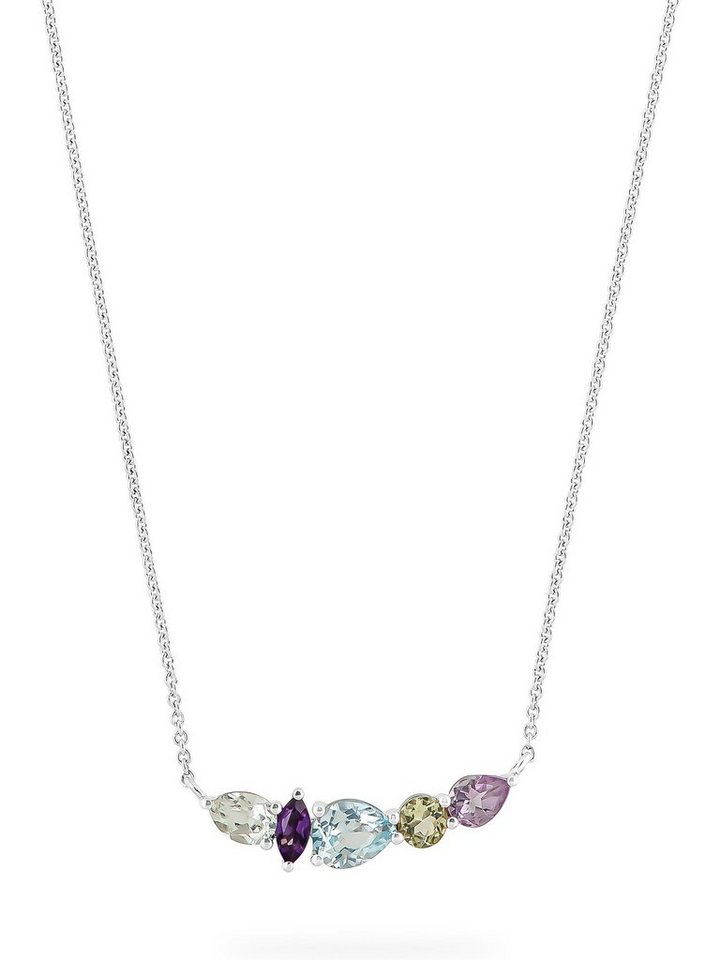 CHRIST Collier CHRIST Damen-Kette 375er Weißgold 1 Lemonquarz von CHRIST