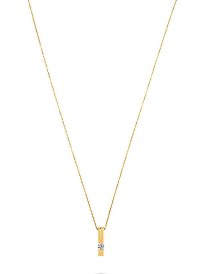 CHRIST Collier CHRIST Damen-Kette 585er Gelbgold 1 Diamant von CHRIST