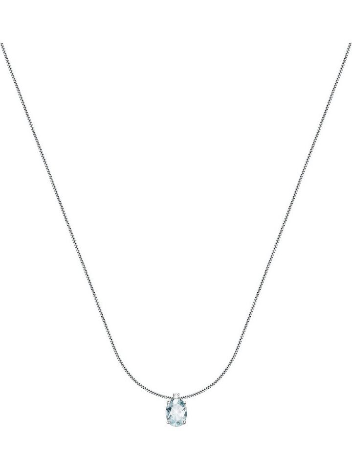 CHRIST Collier CHRIST Damen-Kette 585er Weißgold 1 Aquamarin von CHRIST