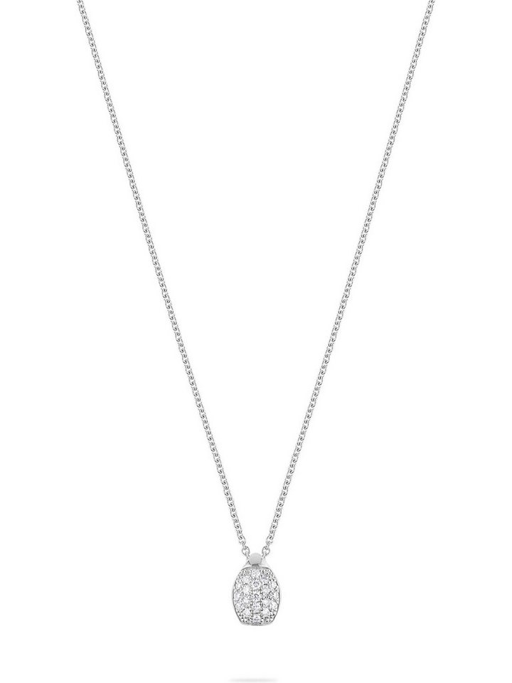 CHRIST Collier CHRIST Damen-Kette 585er Weißgold 3 Diamant von CHRIST