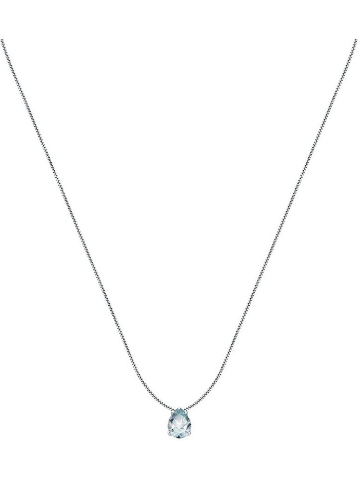 CHRIST Collier CHRIST Damen-Kette 585er Weißgold 1 Aquamarin von CHRIST