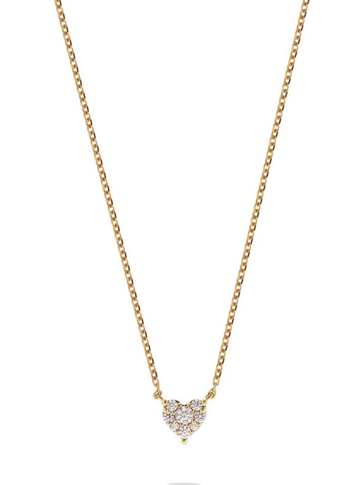 CHRIST Collier CHRIST Damen-Kette 8 Diamant Herz von CHRIST