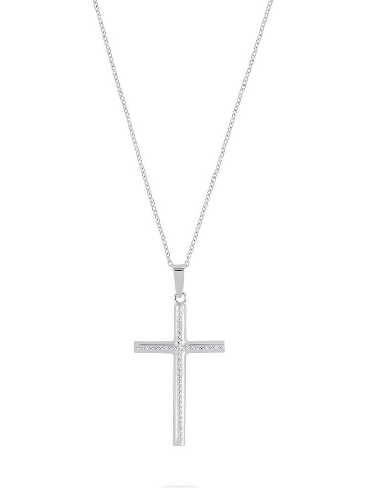 CHRIST Collier CHRIST Herren-Kette 925er Silber, recycelt Kreuz von CHRIST