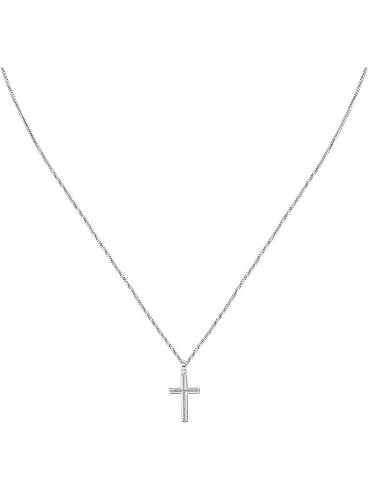 CHRIST Collier CHRIST Herren-Kette 925er Silber, recycelt Kreuz von CHRIST