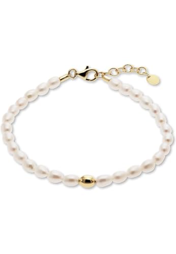 CHRIST Damen-Armband 585er Gelbgold Süßwasserperle One Size 89092817 von CHRIST