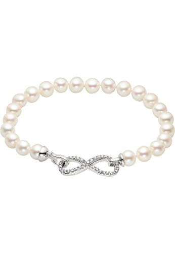 FAVS Damen-Armband 925er Silber rhodiniert Süßwasserperle One Size 87476146 von FAVS
