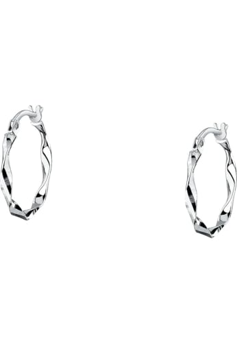 CHRIST Damen-Creolen 585er Weißgold One Size 89131715 von CHRIST