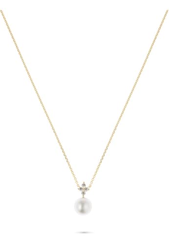 CHRIST Damen-Kette 375er Gelbgold 1 Süßwasserperle One Size 89206588 von CHRIST
