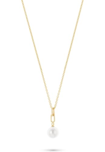 CHRIST Damen-Kette 585er Gelbgold Süßwasserperle One Size 89206597 von CHRIST
