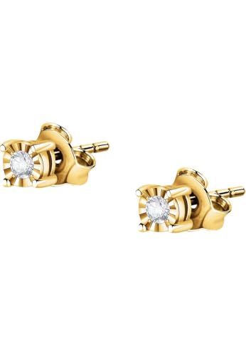 CHRIST Damen-Ohrstecker 375er Gelbgold Diamant One Size 89209925 von CHRIST