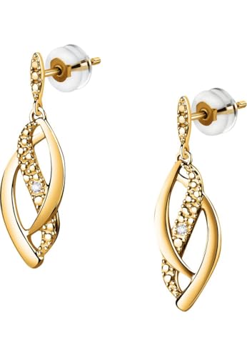 CHRIST Damen-Ohrstecker 375er Gelbgold Diamant One Size 89209933 von CHRIST