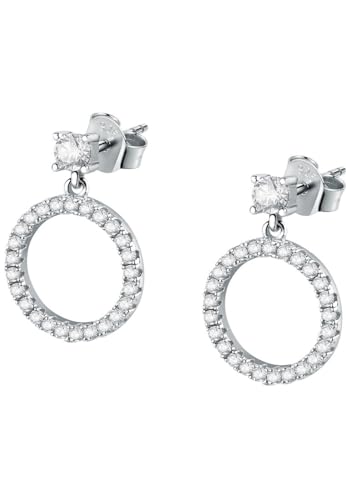 CHRIST Damen-Ohrhänger 925er Silber, recycelt Zirkonia One Size, Silber 89080444 von CHRIST