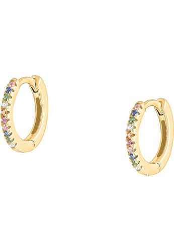 CHRIST Damen-Ohrstecker 925er Silber, recycelt Zirkonia One Size 89087007 von CHRIST