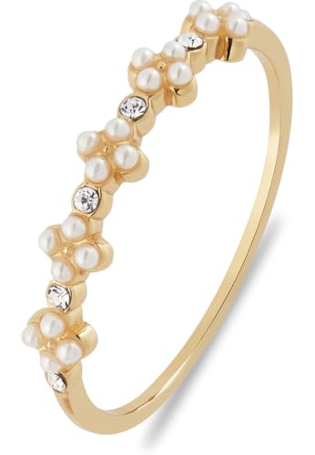 CHRIST Damen-Ring 925er Silber, recycelt 20 Kunstperle 56 Gold 32028270 von CHRIST