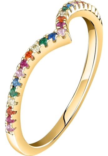 CHRIST Damen-Ring 925er Silber 25 Zirkonia 56 Gold 32025510 CHRIST Damen-Ring 925er Silber 25 Zirkonia 56 Gold 32025510 von CHRIST