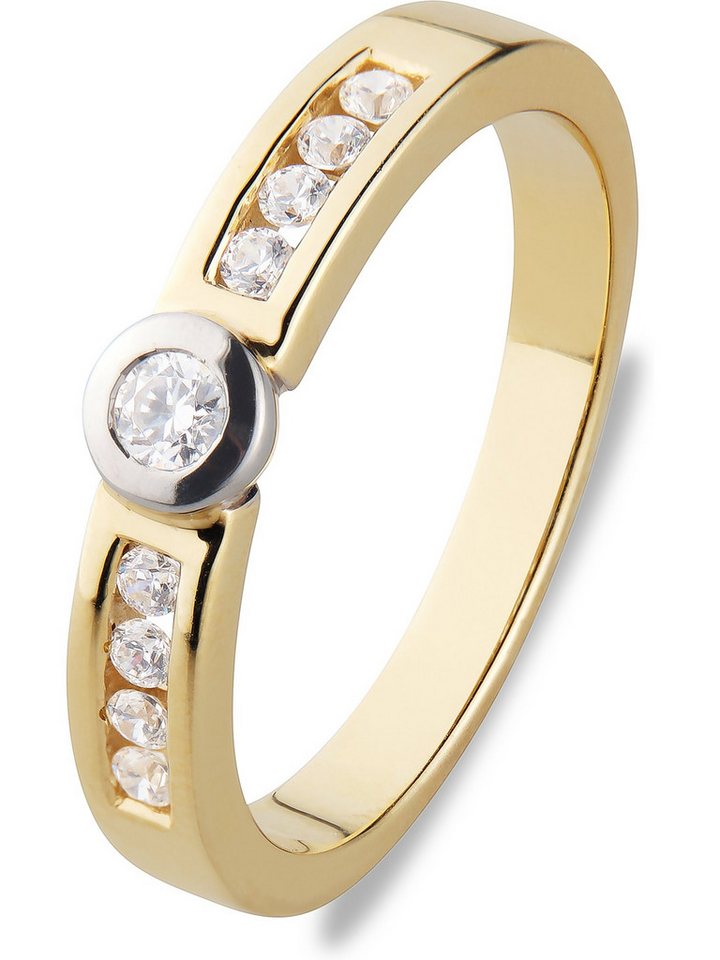 CHRIST Diamantring CHRIST Damen-Damenring 1 Diamant von CHRIST