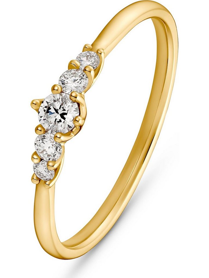 CHRIST Diamantring CHRIST Damen-Damenring 1 Diamant von CHRIST