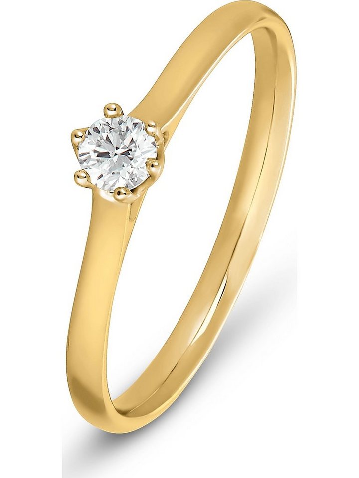 CHRIST Diamantring CHRIST Damen-Damenring 1 Diamant von CHRIST