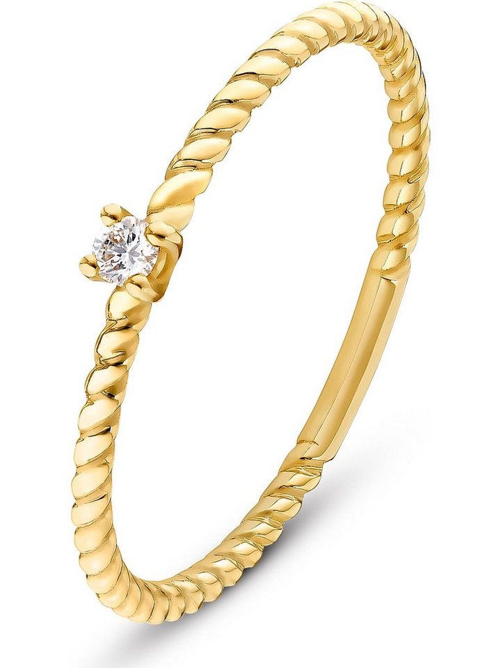 CHRIST Diamantring CHRIST Damen-Damenring 1 Diamant von CHRIST