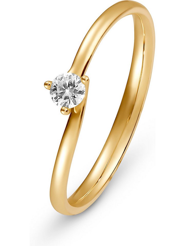 CHRIST Diamantring CHRIST Damen-Damenring 1 Diamant von CHRIST