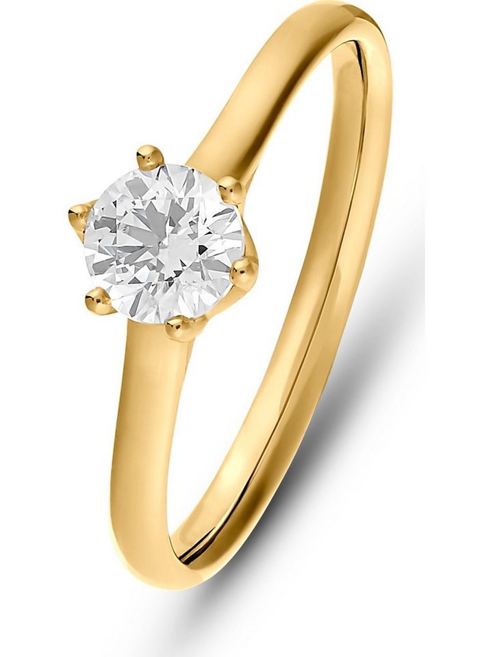 CHRIST Diamantring CHRIST Damen-Damenring 1 Diamant von CHRIST