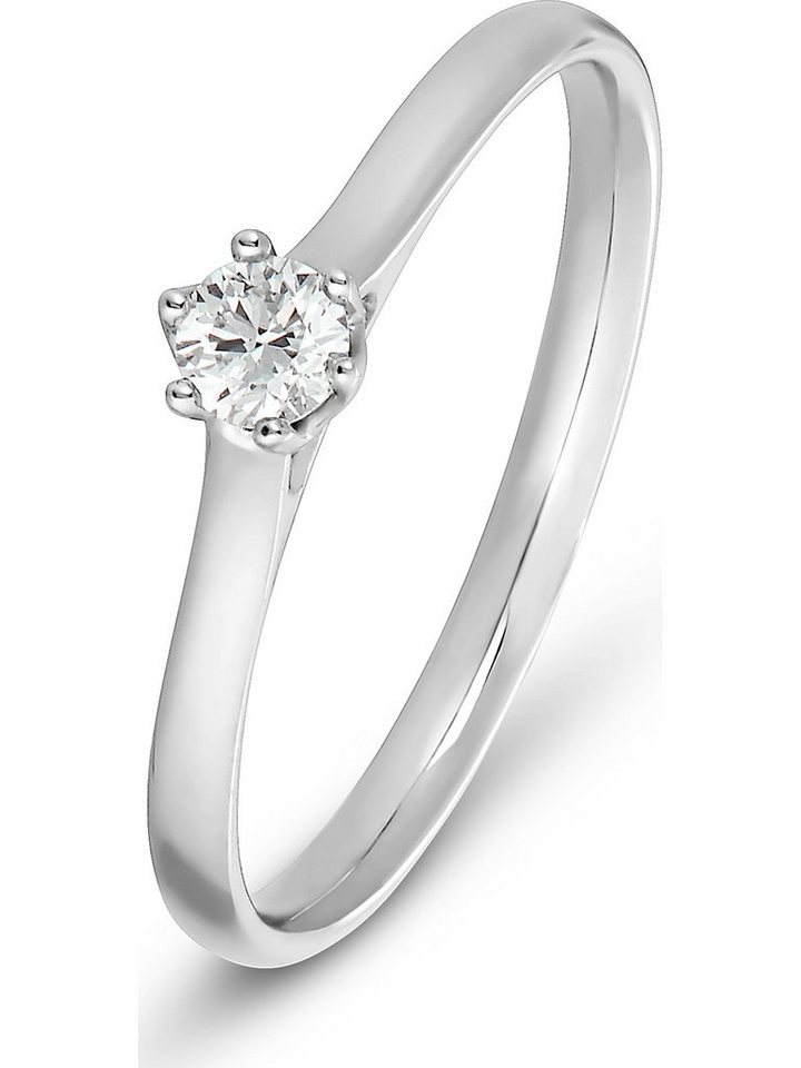 CHRIST Diamantring CHRIST Damen-Damenring 1 Diamant von CHRIST