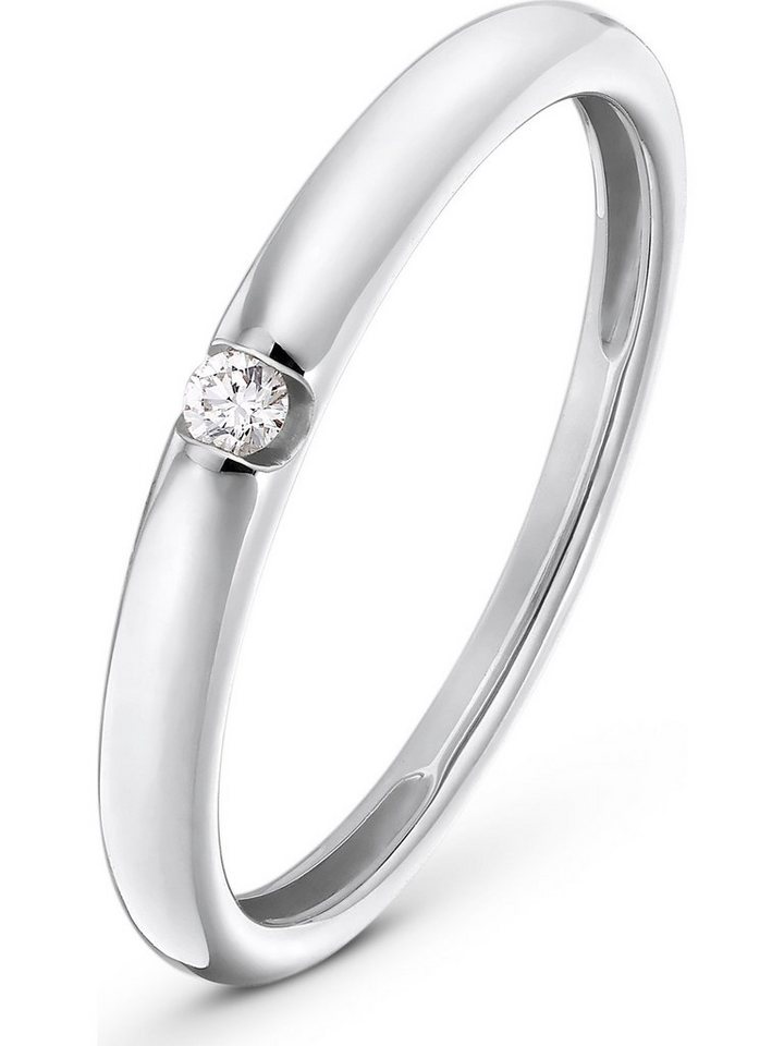 CHRIST Diamantring CHRIST Damen-Damenring 1 Diamant von CHRIST