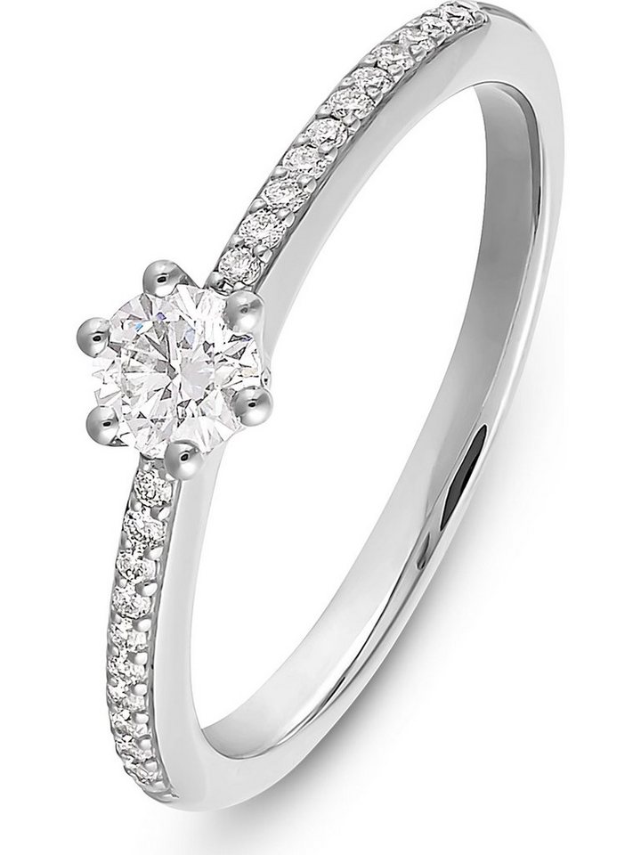 CHRIST Diamantring CHRIST Damen-Damenring 1 Diamant von CHRIST