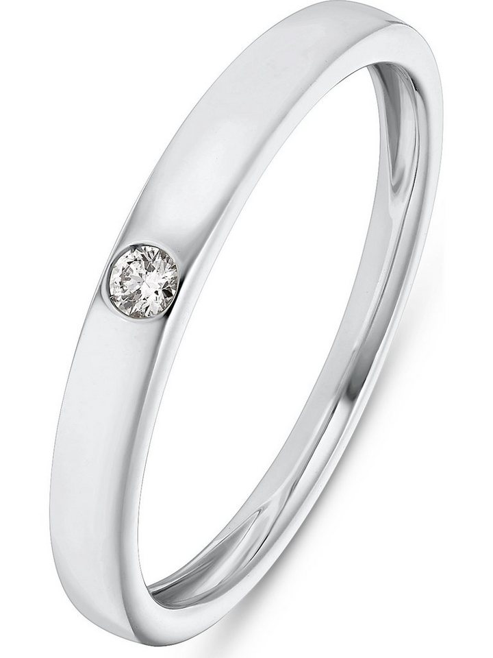 CHRIST Diamantring CHRIST Damen-Damenring 1 Diamant von CHRIST