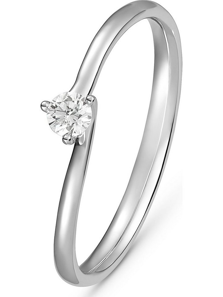 CHRIST Diamantring CHRIST Damen-Damenring 1 Diamant von CHRIST