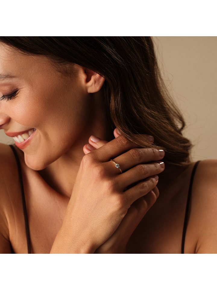 CHRIST Diamantring CHRIST Damen-Damenring 1 Diamant von CHRIST