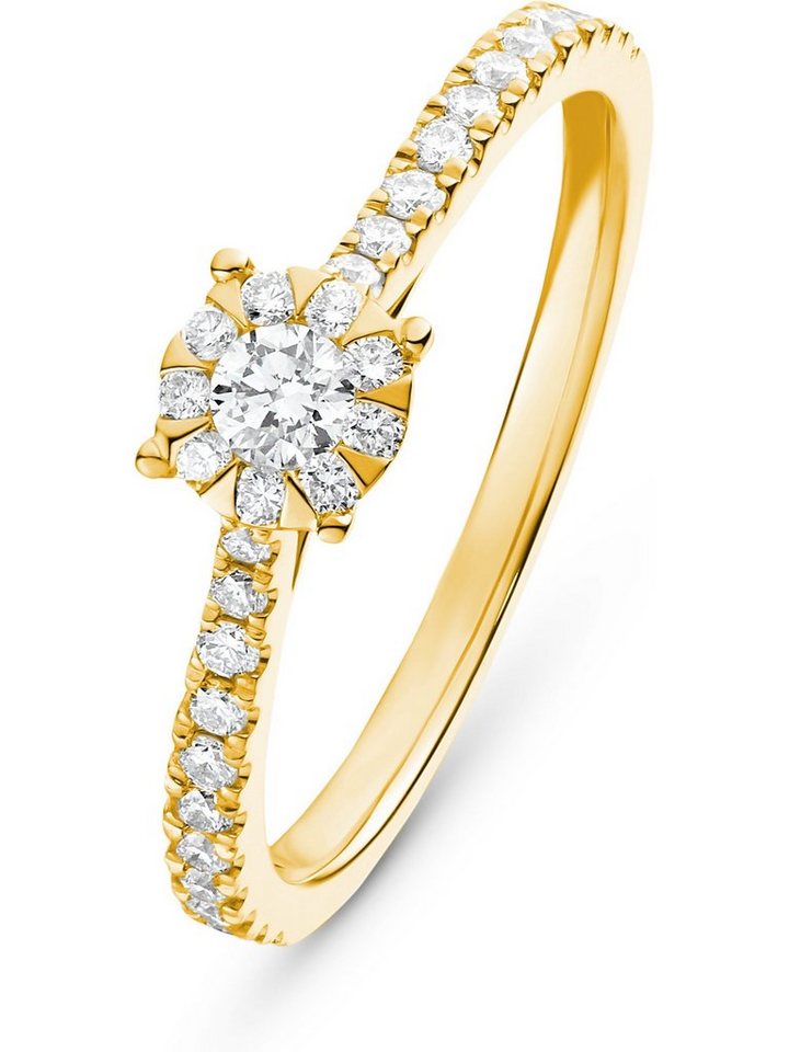 CHRIST Diamantring CHRIST Damen-Damenring 10 Diamant von CHRIST