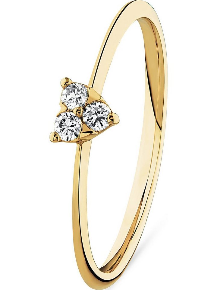 CHRIST Diamantring CHRIST Damen-Damenring 375er Gelbgold 3 Diamant CHRIST Diamantring CHRIST Damen-Damenring 375er Gelbgold 3 Diamant von CHRIST