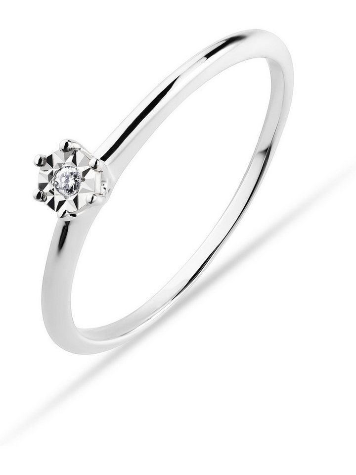 CHRIST Diamantring CHRIST Damen-Damenring 375er Weißgold Diamant von CHRIST