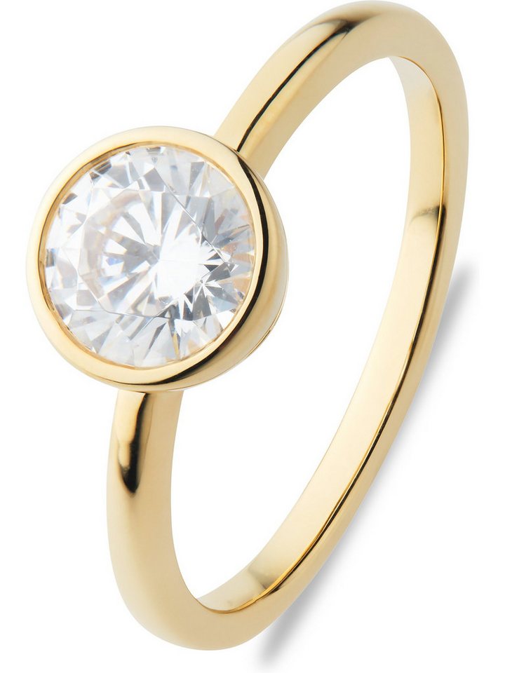 CHRIST Diamantring CHRIST Damen-Damenring 585er Gelbgold 1 Diamant von CHRIST
