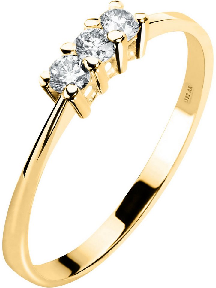CHRIST Diamantring CHRIST Damen-Damenring 585er Gelbgold 3 Diamant CHRIST Diamantring CHRIST Damen-Damenring 585er Gelbgold 3 Diamant von CHRIST