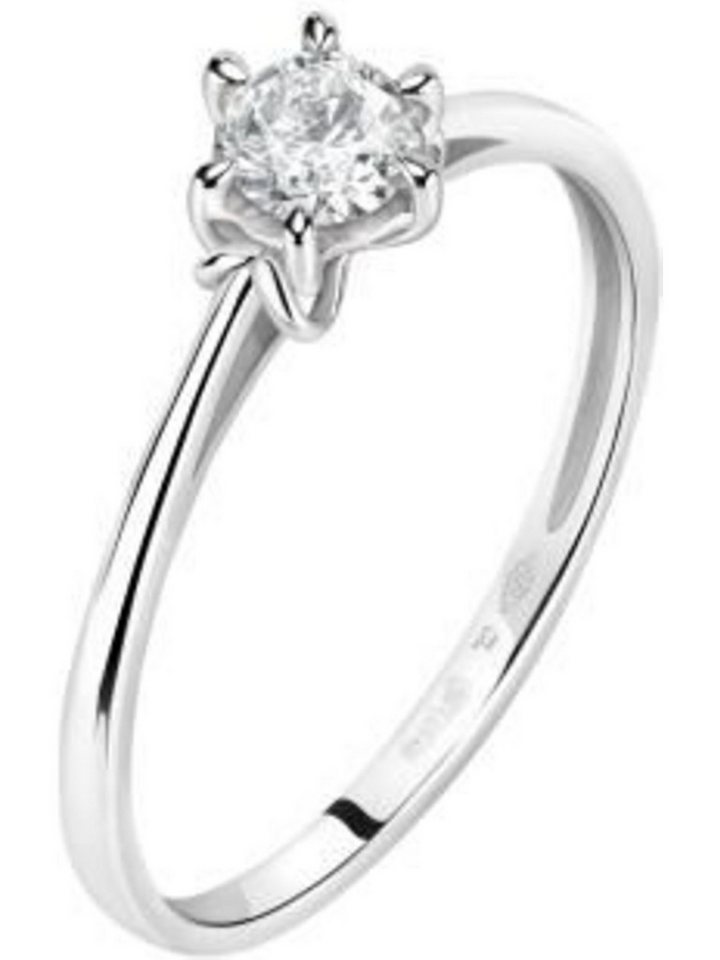CHRIST Diamantring CHRIST Damen-Damenring 585er Weißgold 1 Diamant von CHRIST