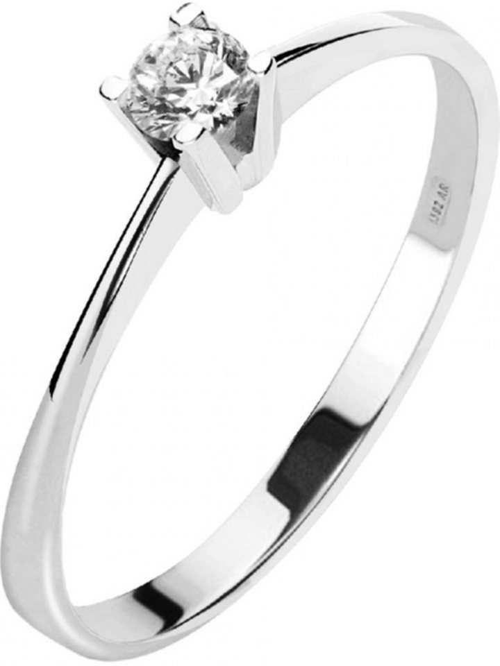 CHRIST Diamantring CHRIST Damen-Damenring 585er Weißgold 1 Diamant von CHRIST